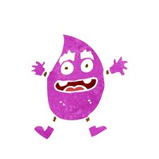 Cartoon Funny Creature Stock Images