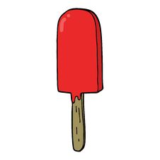 Cartoon Lollipop Stock Image