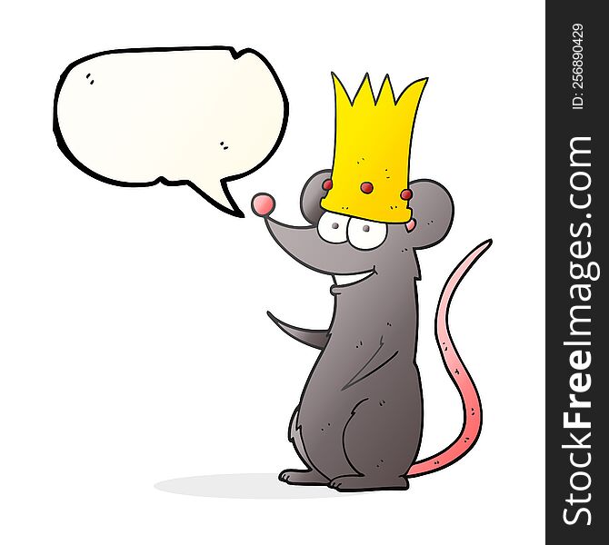 freehand drawn speech bubble cartoon rat king. freehand drawn speech bubble cartoon rat king