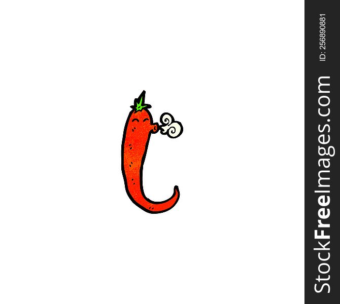 cartoon chili pepper