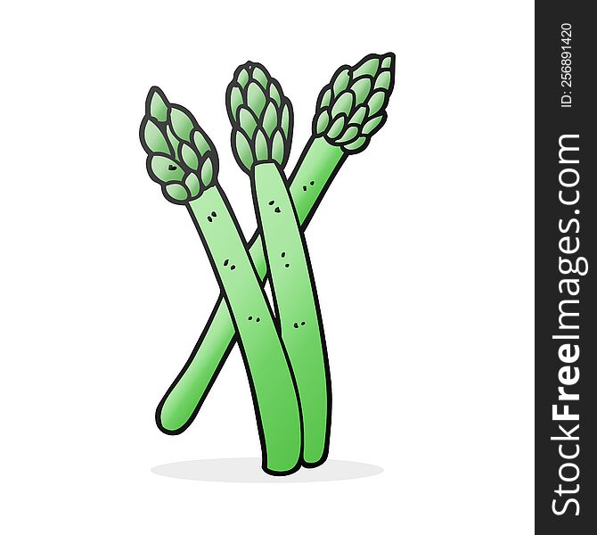 Cartoon Asparagus