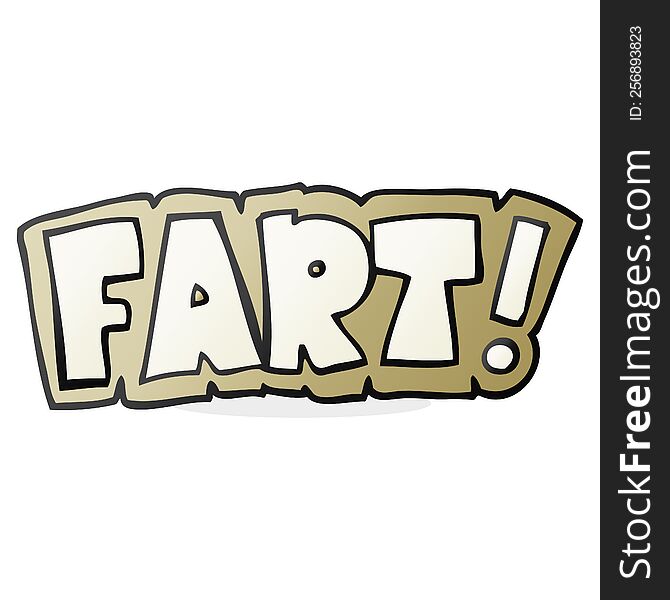 Cartoon Fart Symbol