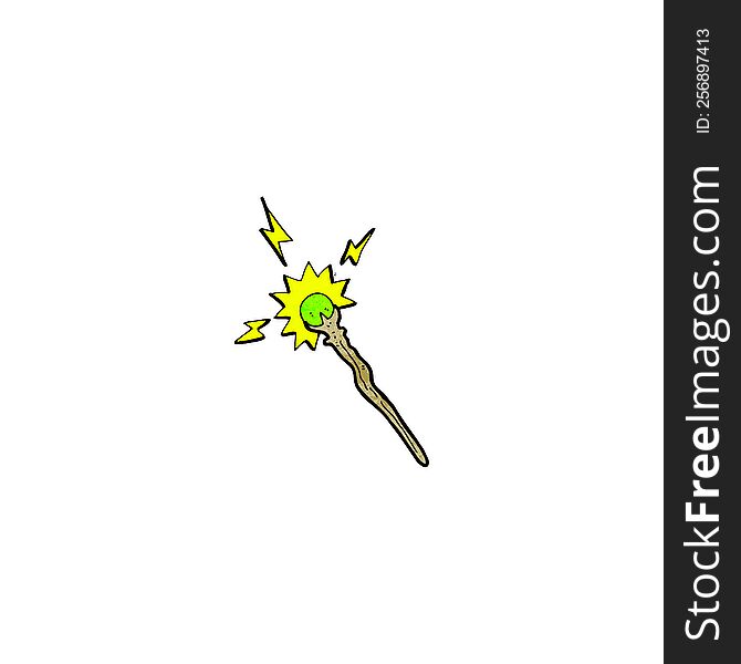 Cartoon Magic Staff