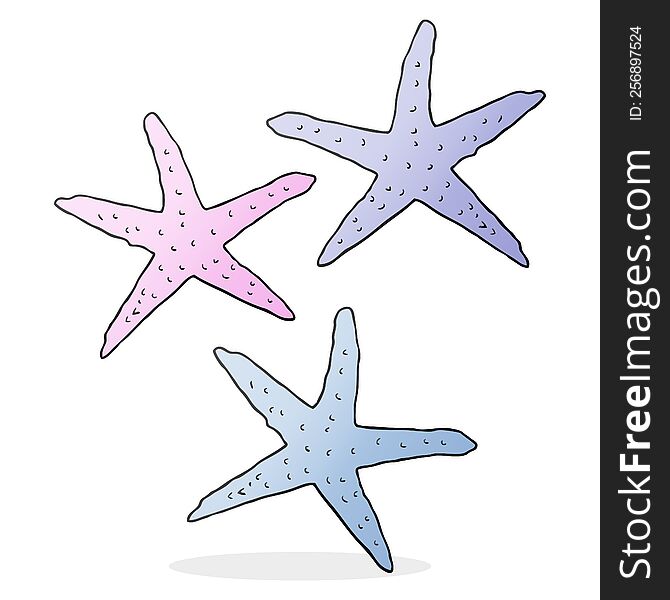 cartoon starfish