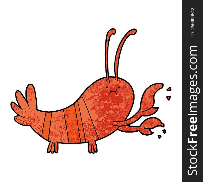 cartoon lobster. cartoon lobster