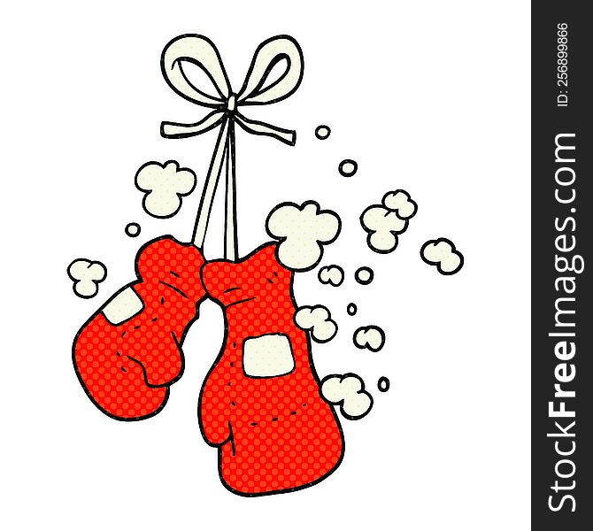 cartoon boxing gloves