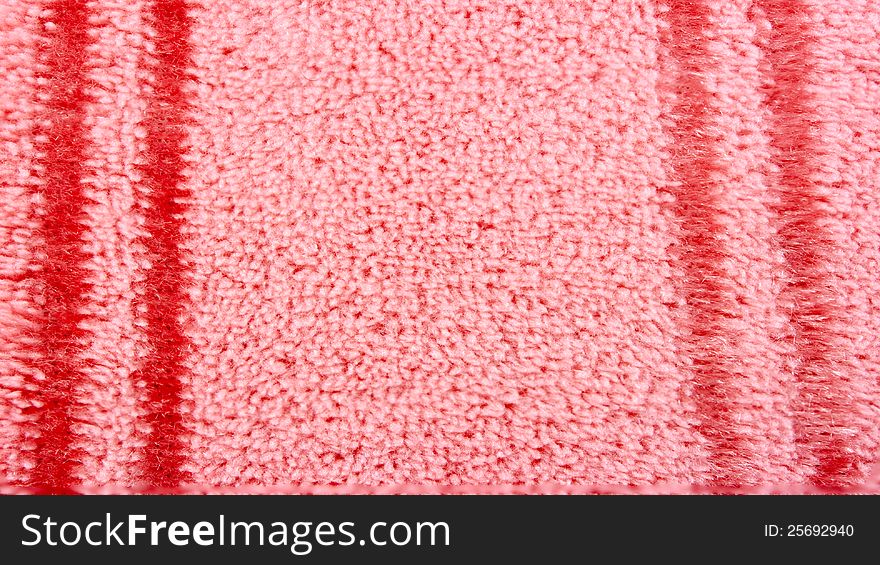 Pink background of fiber material