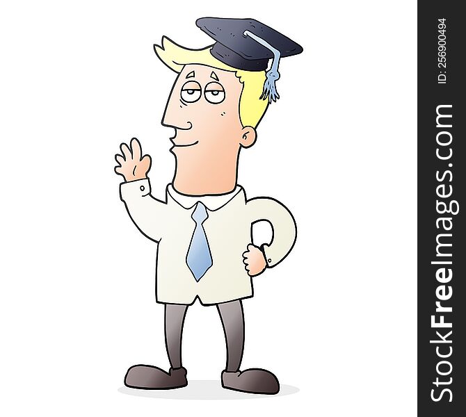 cartoon graduate