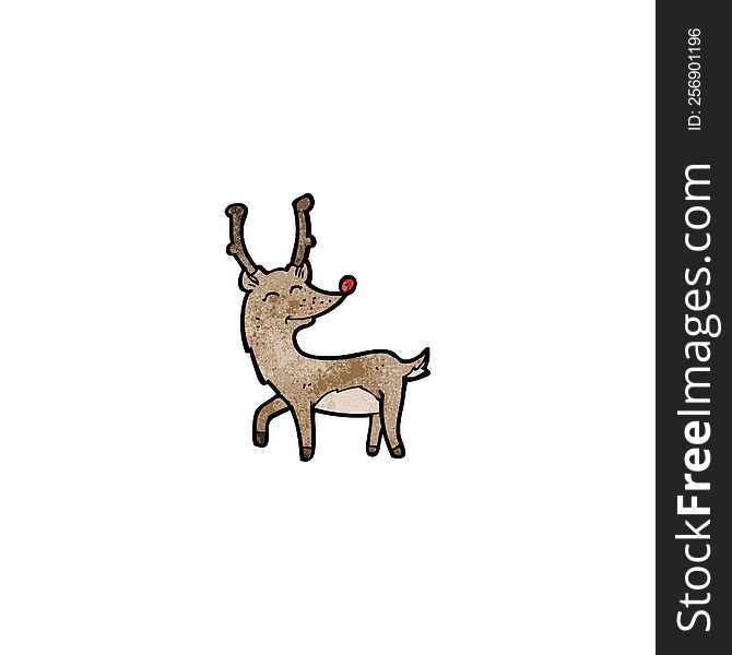 cartoon christmas reindeer