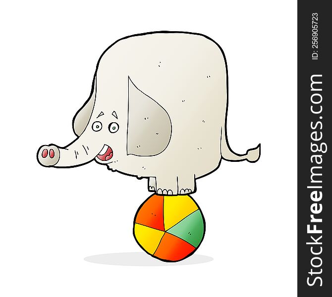 cartoon circus elephant