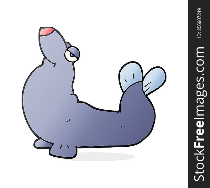 Cartoon Proud Seal