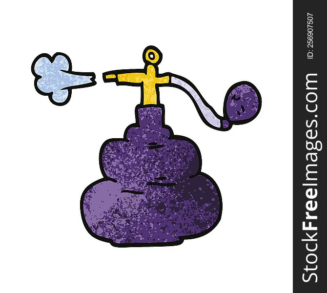 cartoon doodle perfume bottle spray