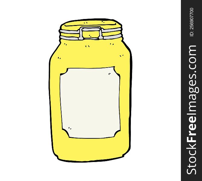 cartoon jar