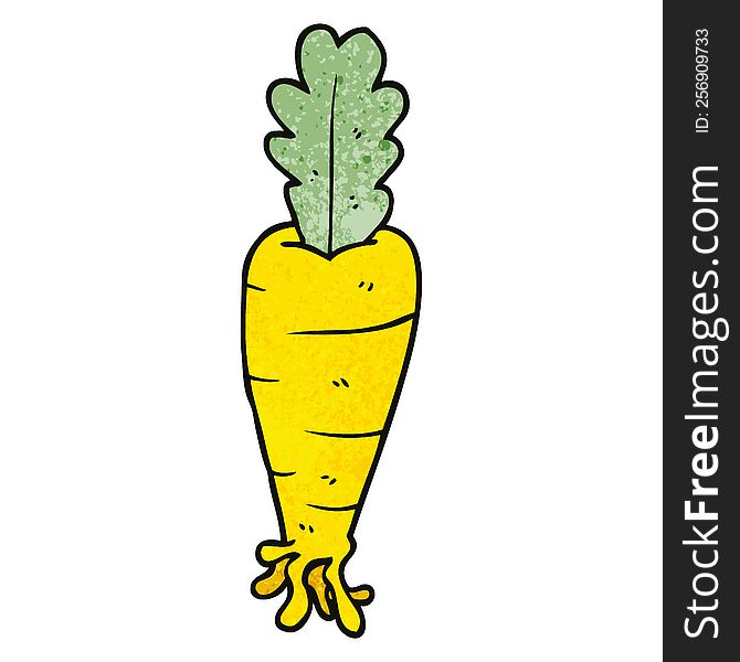 Cartoon Doodle Carrot