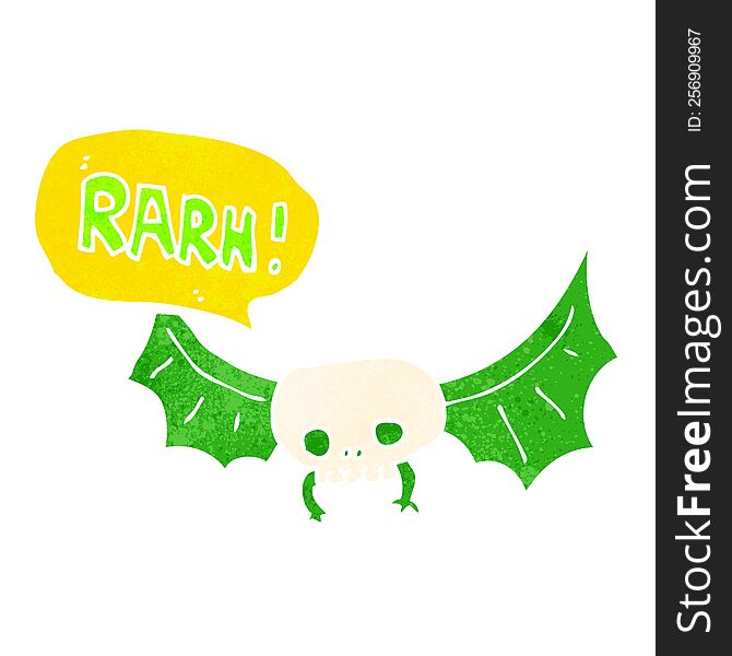 cartoon vampire bat