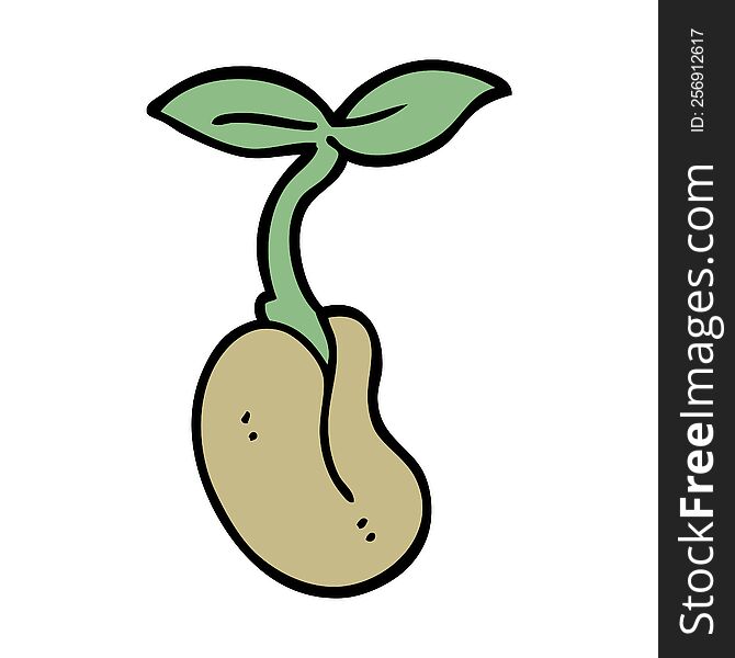 Cartoon Doodle Seedling