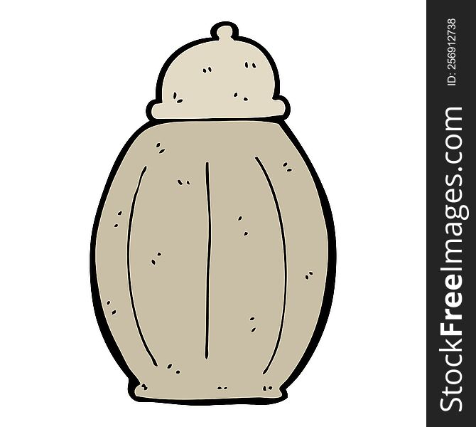 cartoon old jar