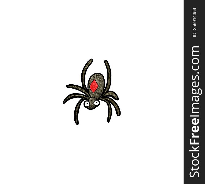 black widow spider cartoon