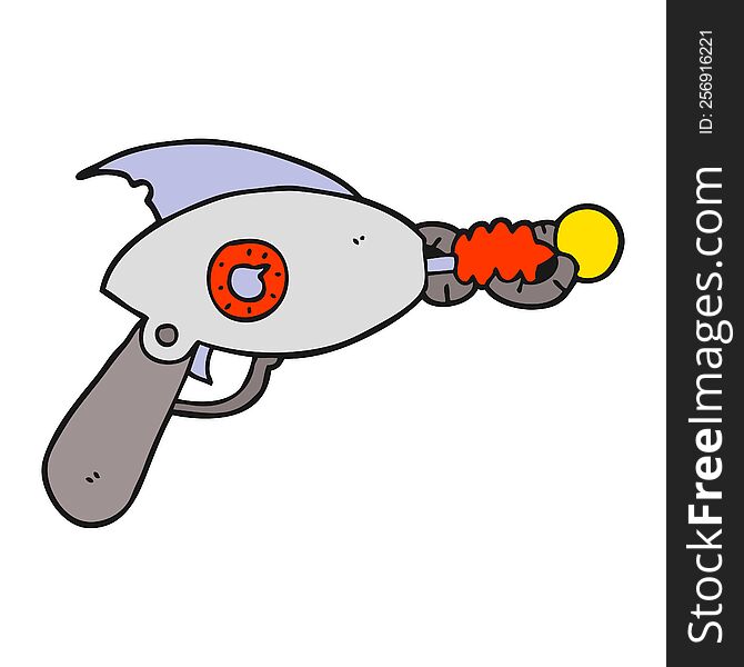 cartoon ray gun