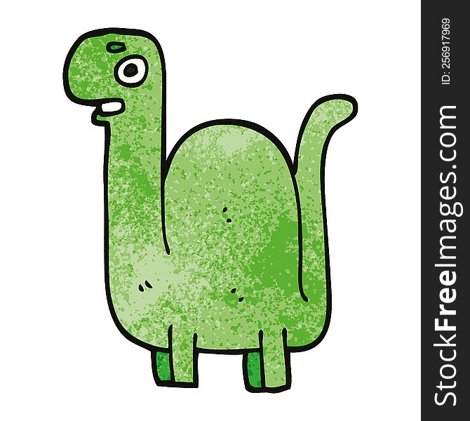 cartoon doodle prehistoric dinosaur