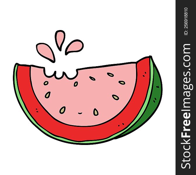 cartoon watermelon