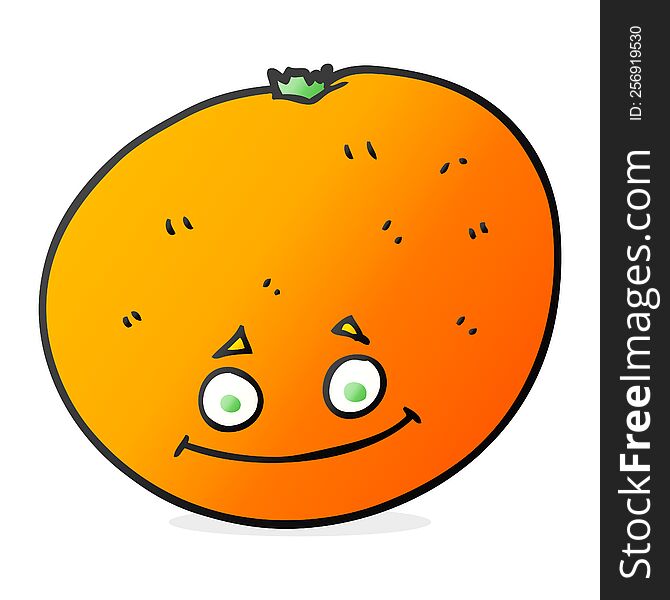 Cartoon Orange