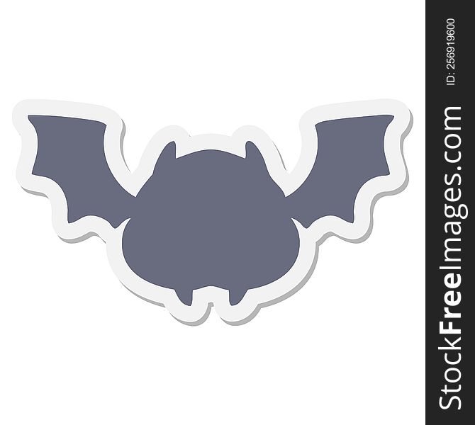 super cute halloween bat sticker