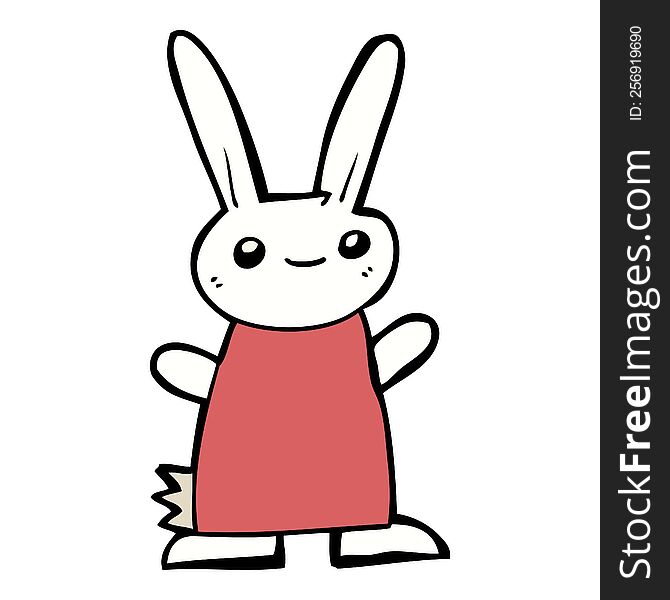 cute cartoon rabbit