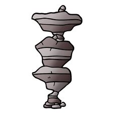 Cartoon Doodle Boulders Royalty Free Stock Photography Cartoon Doodle Boulders Royalty Free Stock Photography