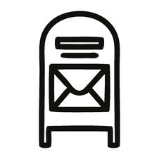 Mail Box Icon Stock Images
