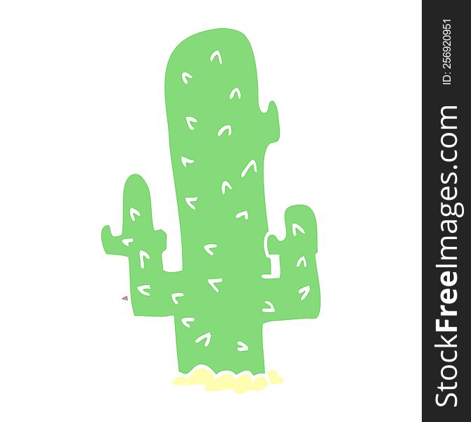 cartoon doodle cactus