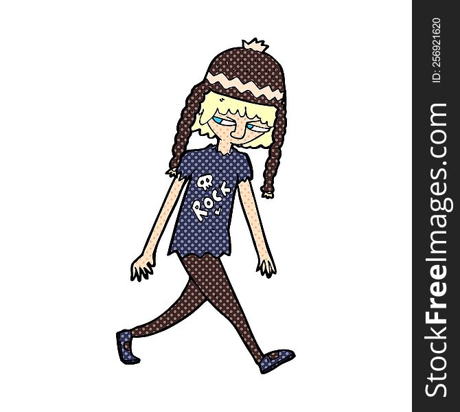 cartoon sullen teenager