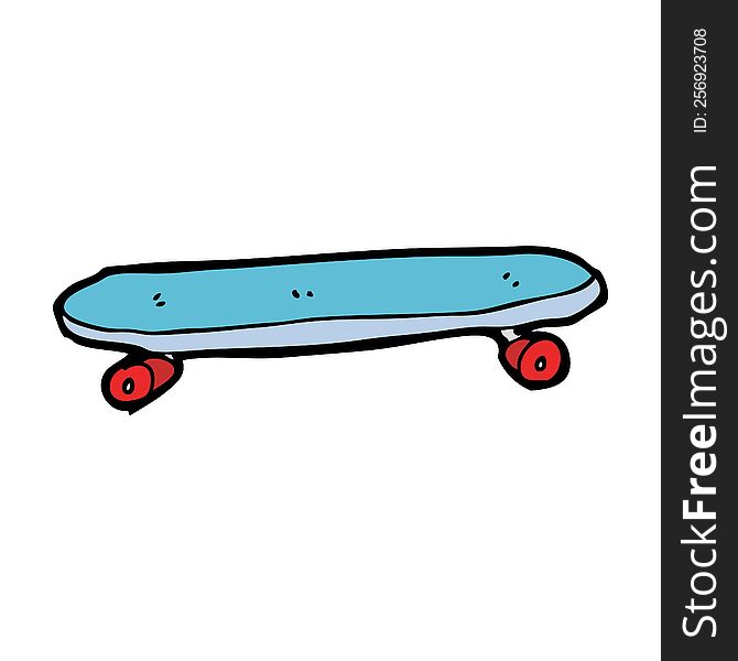 Cartoon Skateboard