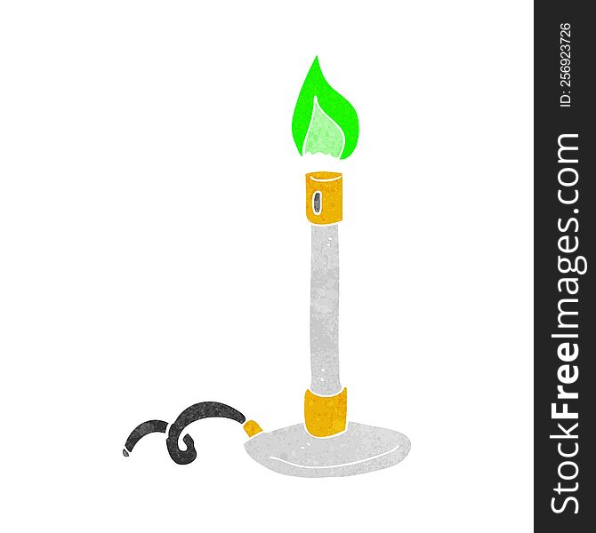 Cartoon Bunsen Burner