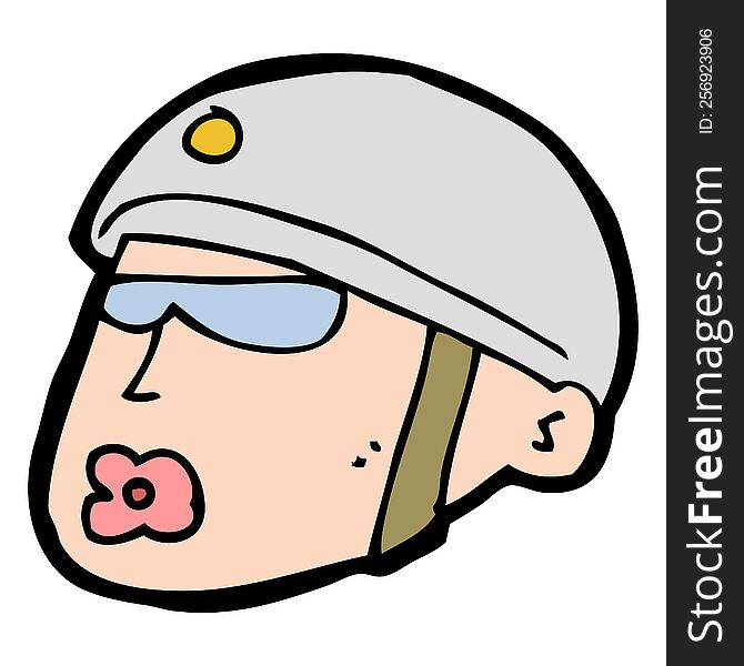 cartoon policeman head