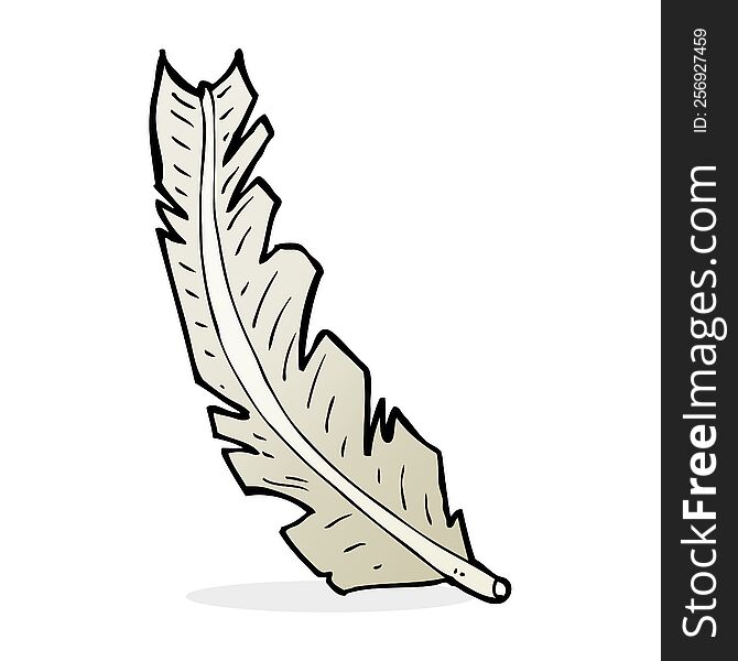 cartoon feather