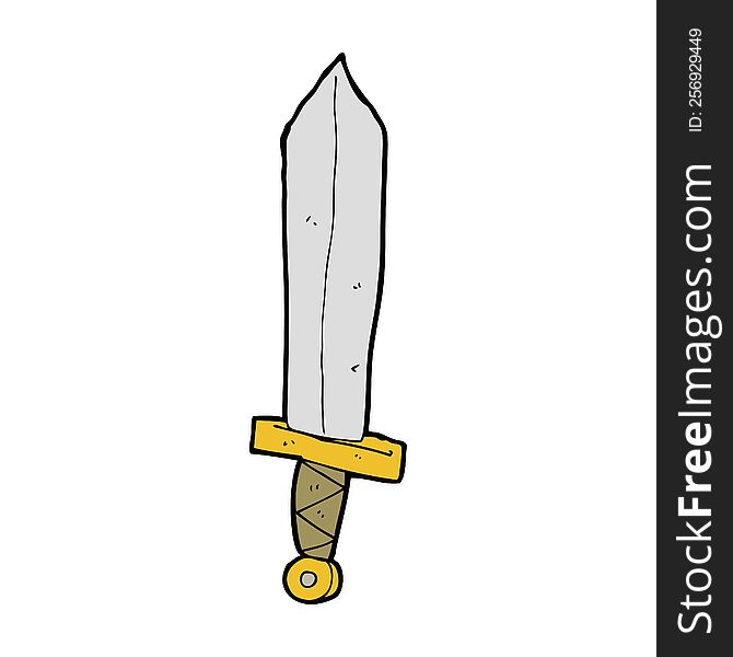 cartoon sword