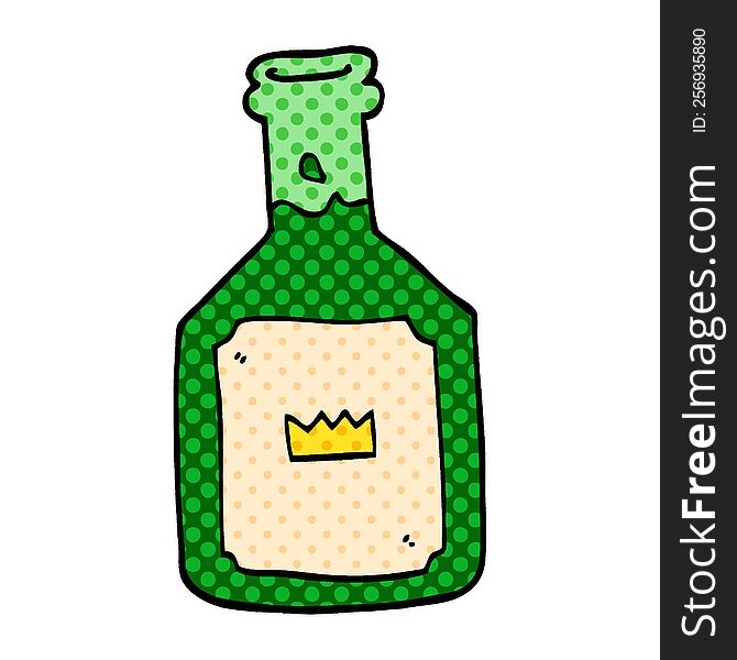 Cartoon Doodle Alcoholic Drink