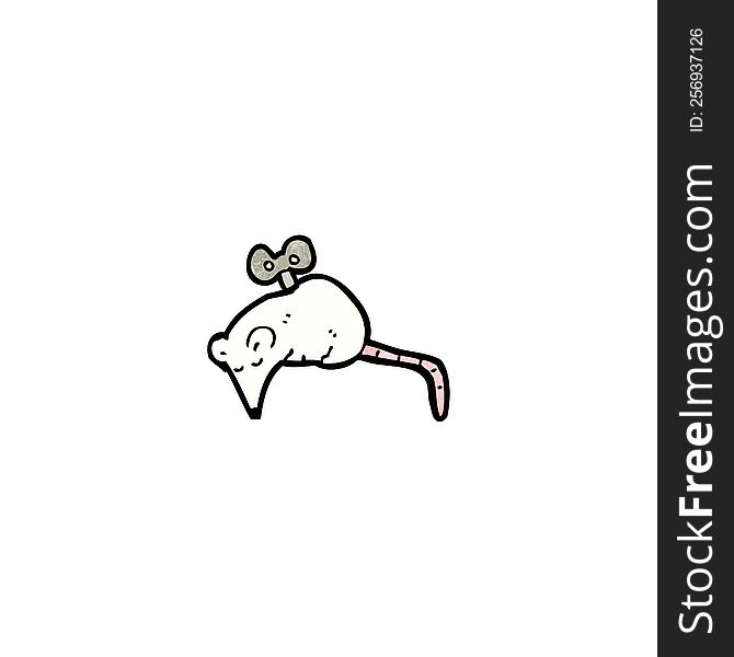 Cartoon Clockwork Mouse