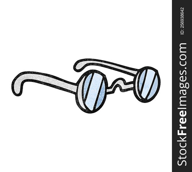 Textured Cartoon Spectacles
