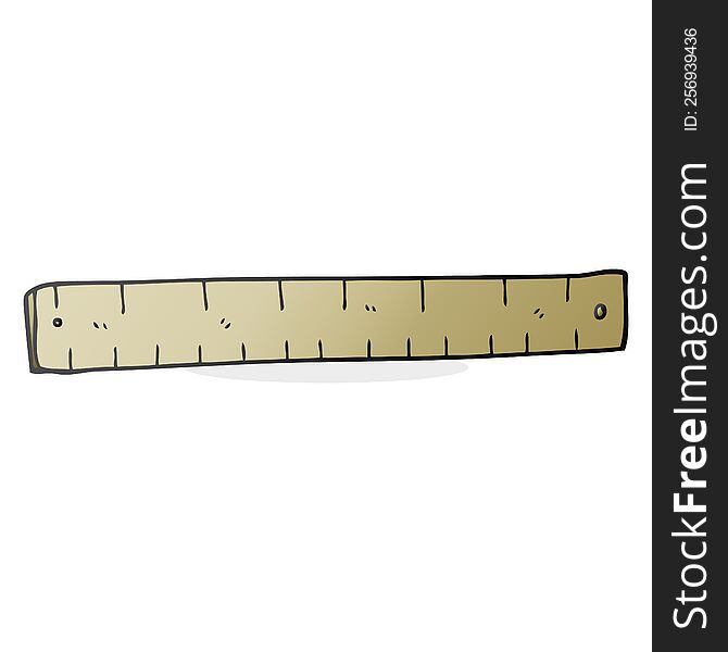 Cartoon Wooden Ruler