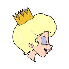 Cartoon Princess Royalty Free Stock Photo