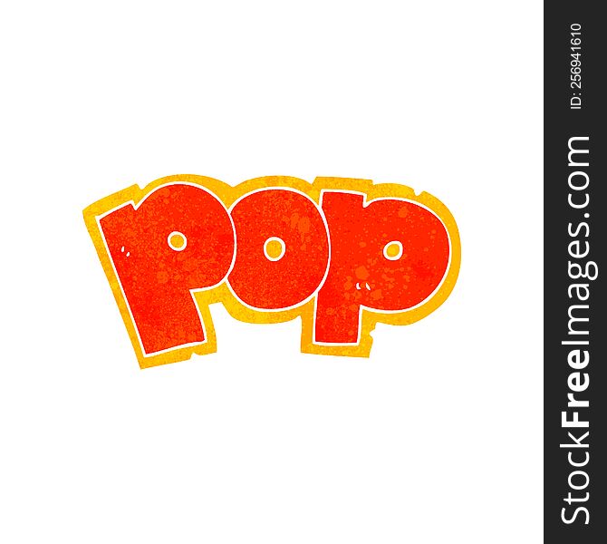 Retro Cartoon POP Symbol