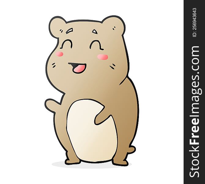 cartoon cute hamster