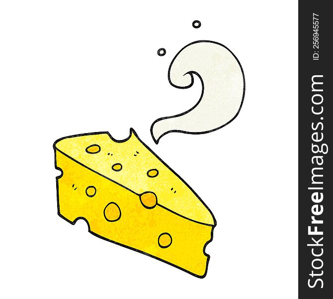 Textured Cartoon Cheese