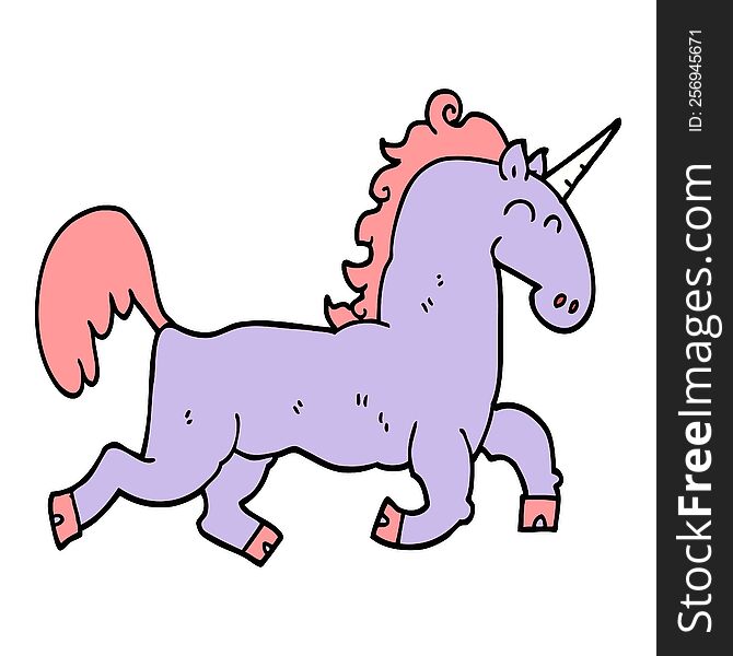 cartoon unicorn