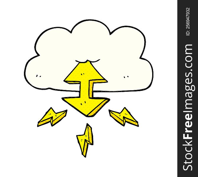 cartoon digital cloud