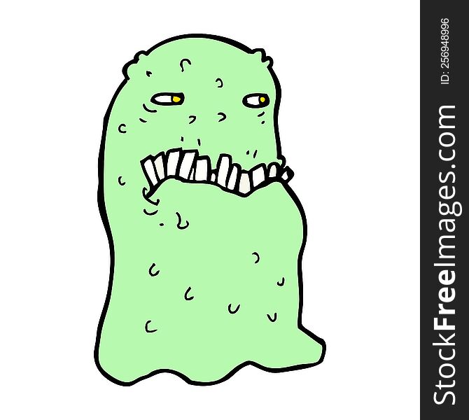 Cartoon Gross Ghost