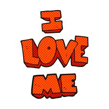 I Love Me Cartoon Symbol Stock Photo I Love Me Cartoon Symbol Stock Photo