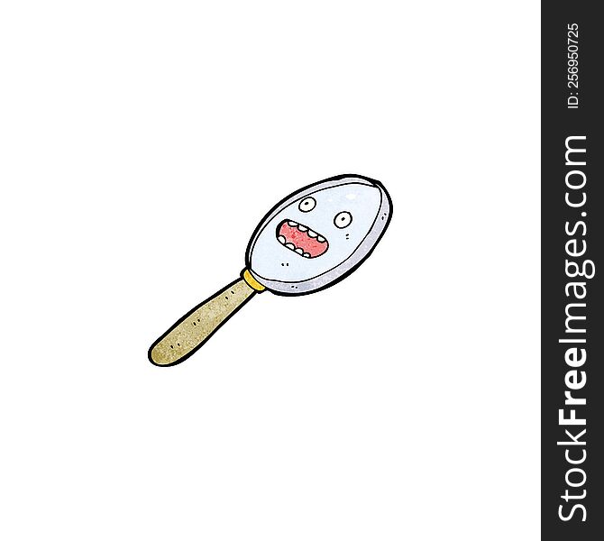 Cartoon Magnifying Glass